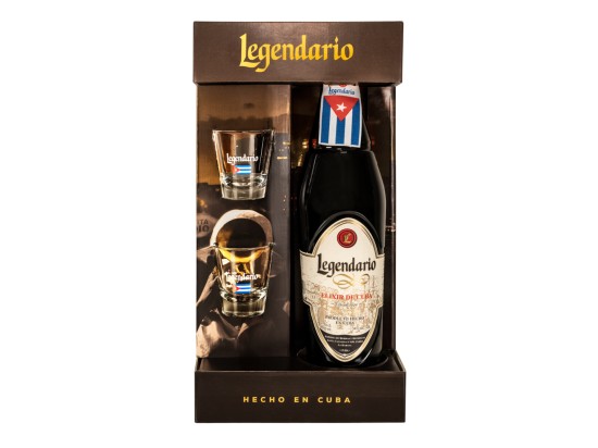 Legendario + 2 skla 34% 0,7l (dárkové balení 2 skleničky)