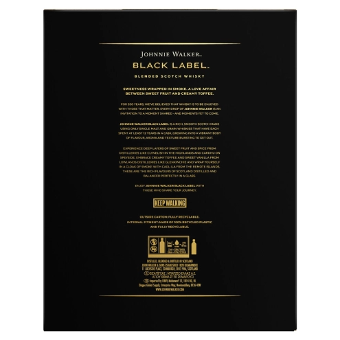 Johnnie Walker Black Label 0,7 L 40% dárkové balení  3