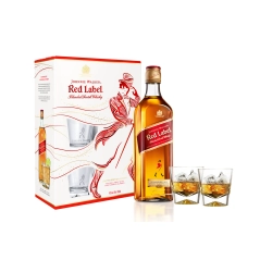 Johnnie Walker Red Label 0,7 L 40% dárkové balení  se skleničkami